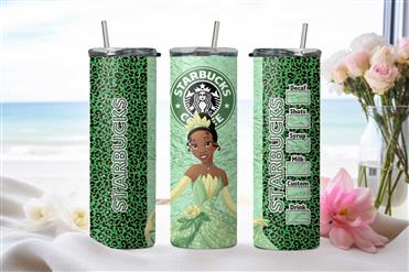 Starbucks Coffee Tiana Green Leopard